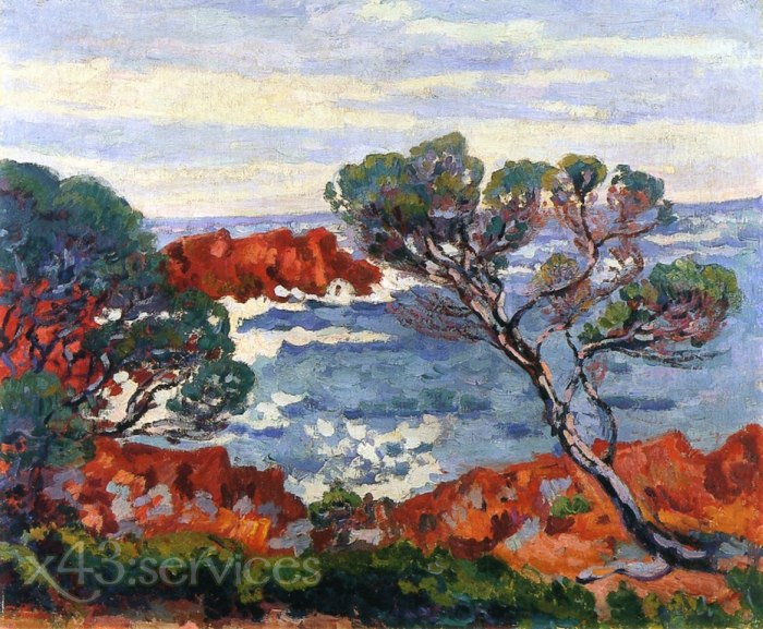 Armand Guillaumin - Agay rote Felsen - Agay Red Rocks